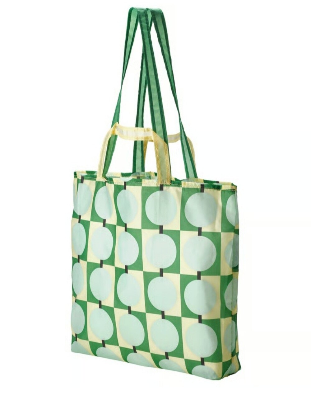 SET of 3 IKEA Skynke Bags NWT GREEN